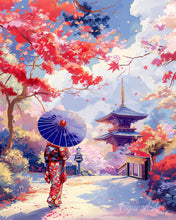 Load image into Gallery viewer, Diamond Painting - Japanese Garden in the Fall