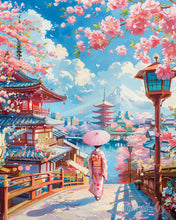 Load image into Gallery viewer, Diamond Painting - Sakura Street in Kyoto