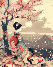 Load image into Gallery viewer, Diamond Painting - Vintage Sakura Lady