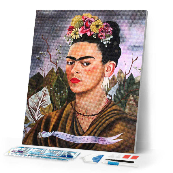 Diamond Painting - Frida - Self Portrait, Dedicated to Dr. Eloesser