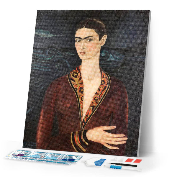 Diamond Painting - Frida - Self Portrait in a Velvet Dress