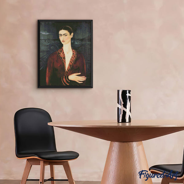 Diamond Painting - Frida - Self Portrait in a Velvet Dress