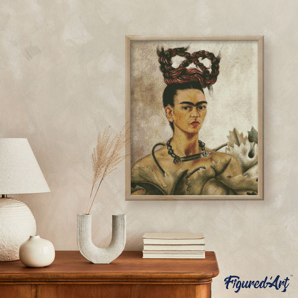 Diamond Painting - Frida - Self Portrait with Braid