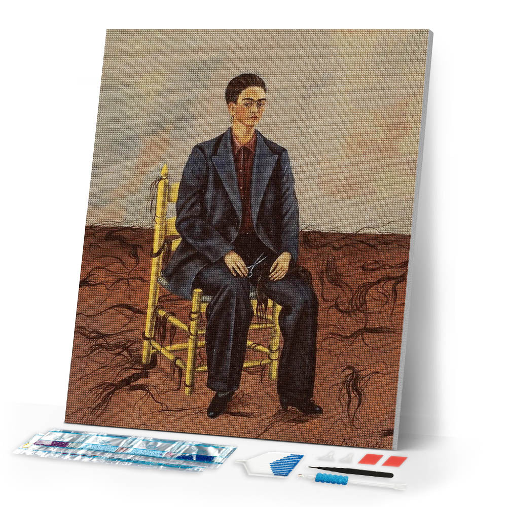 Diamond Painting - Frida - Self Portrait with Cropped Hair