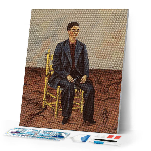 Diamond Painting - Frida - Self Portrait with Cropped Hair