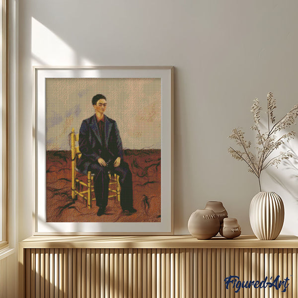 Diamond Painting - Frida - Self Portrait with Cropped Hair