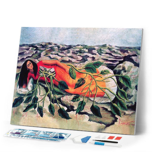 Diamond Painting - Frida - Roots