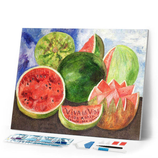 Diamond Painting - Frida - Viva la Vida, Watermelons