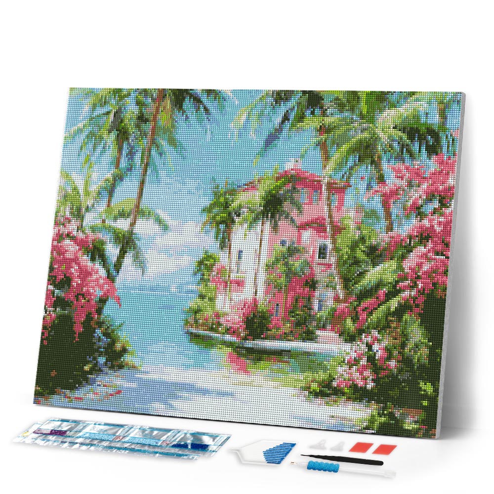 Diamond Painting - Paradise Coast House