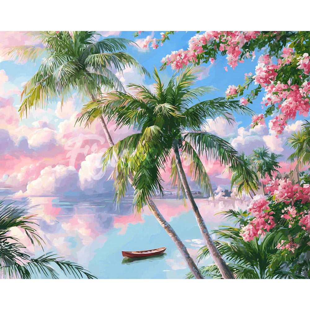Diamond Painting - Tropical Dream Lagoon