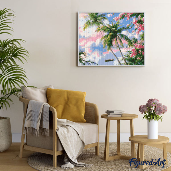 Diamond Painting - Tropical Dream Lagoon