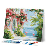 Diamond Painting - Seaside Pink Villa
