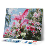 Diamond Painting - Tropical Pink Bloom