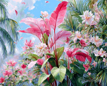 Load image into Gallery viewer, Diamond Painting - Tropical Pink Bloom