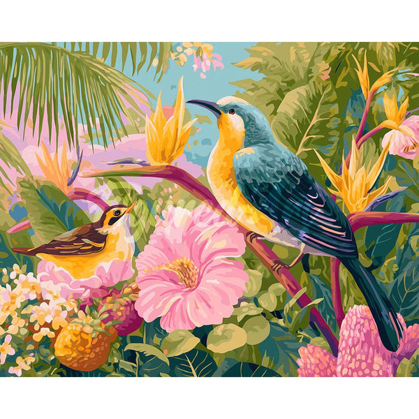 Diamond Painting - Tropical Garden Birds