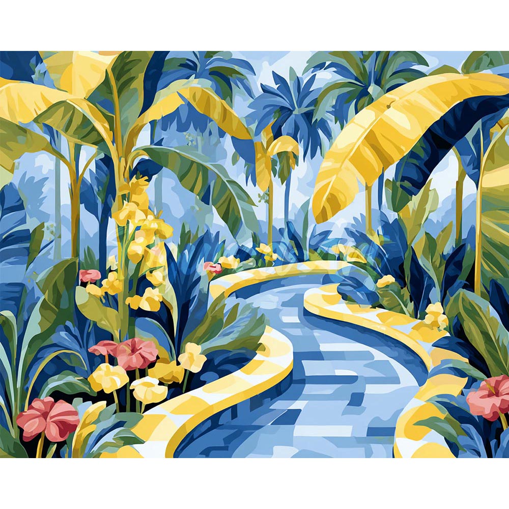 Diamond Painting - Tropical Garden Path