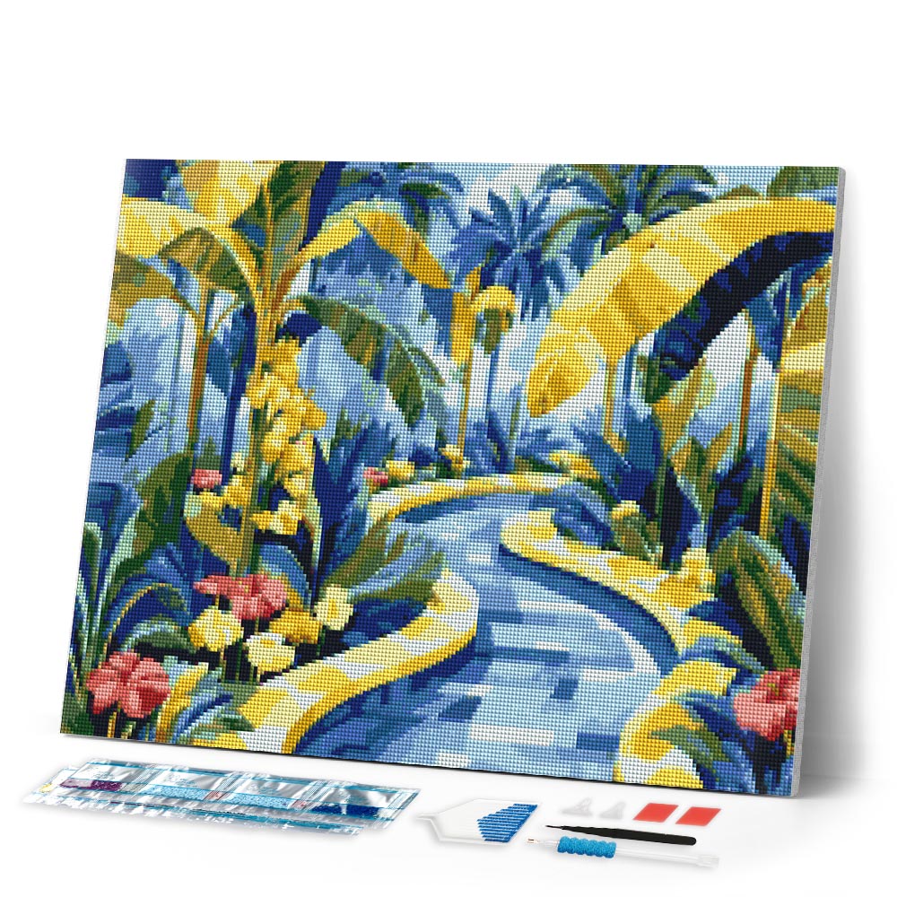 Diamond Painting - Tropical Garden Path