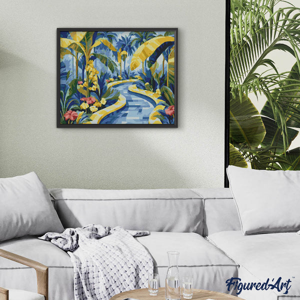 Diamond Painting - Tropical Garden Path