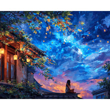 Load image into Gallery viewer, Diamond Painting - Lantern Night View