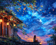 Load image into Gallery viewer, Diamond Painting - Lantern Night View
