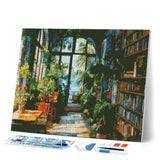 Diamond Painting - Greenhouse Library
