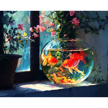 Load image into Gallery viewer, Diamond Painting - Sunlit Fishbowl