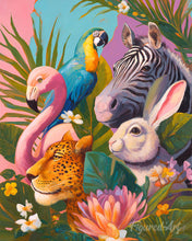 Load image into Gallery viewer, Diamond Painting - Jungle Friends