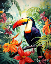 Load image into Gallery viewer, Diamond Painting - Toucan in the Jungle