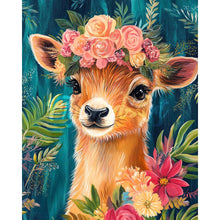 Load image into Gallery viewer, Diamond Painting - Floral Fawn