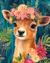 Load image into Gallery viewer, Diamond Painting - Floral Fawn
