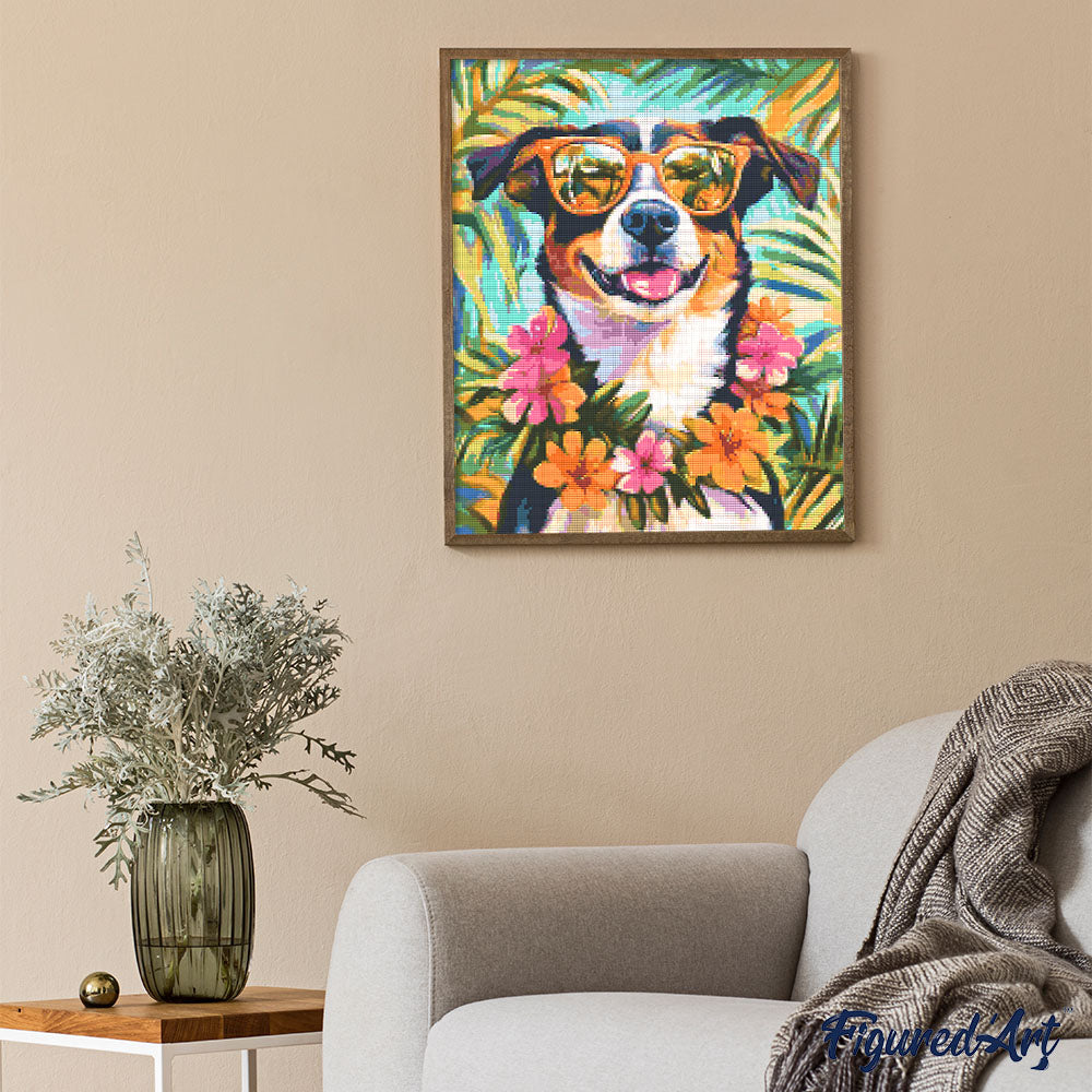 Diamond Painting - Vacation Dog
