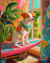 Load image into Gallery viewer, Diamond Painting - Surf-Loving Dog