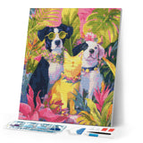 Diamond Painting - Tropical Pet Trio