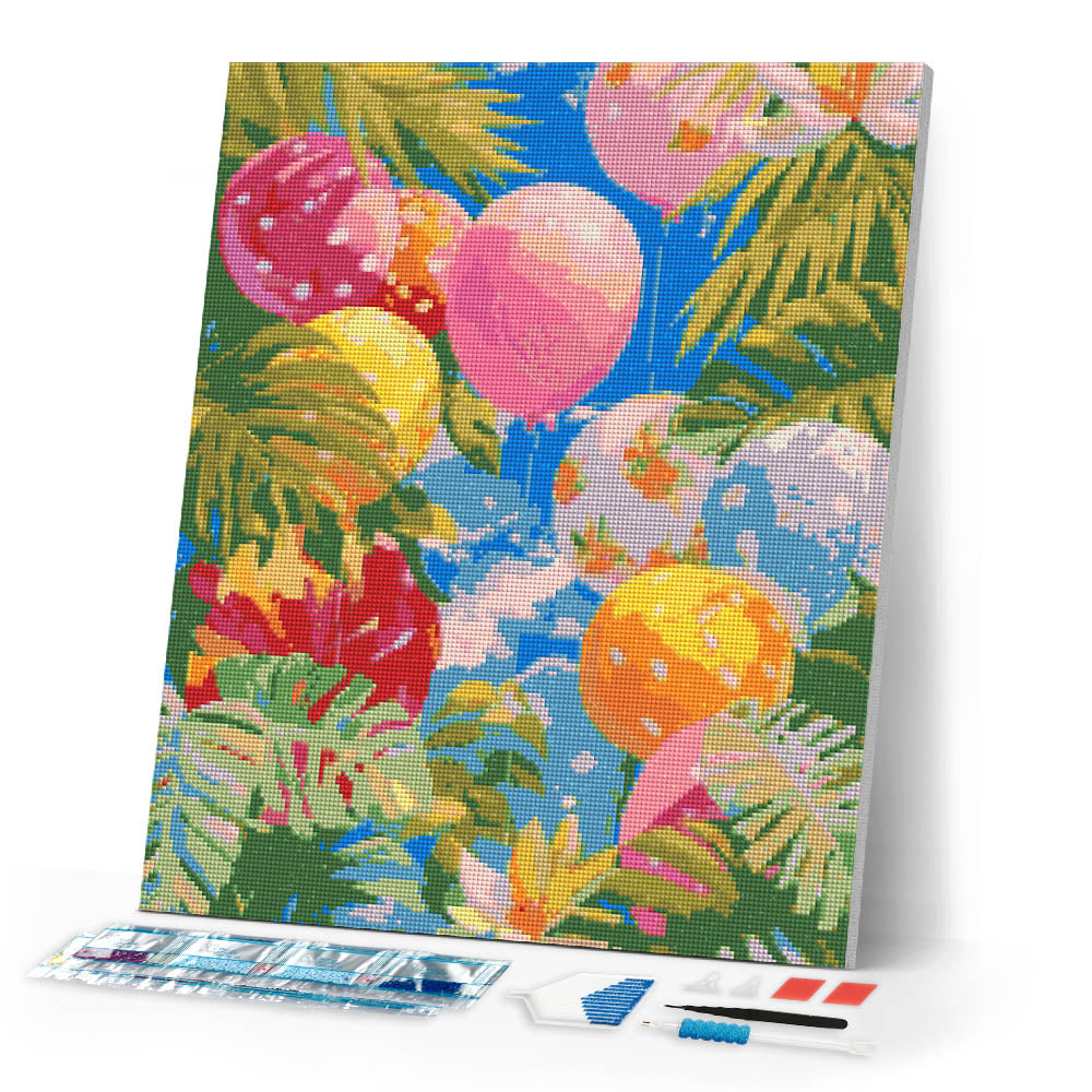 Diamond Painting - Jungle Balloons