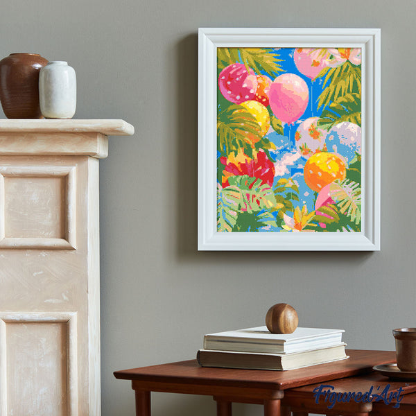 Diamond Painting - Jungle Balloons