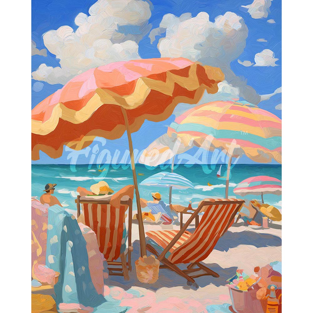 Diamond Painting - Pastel Beach