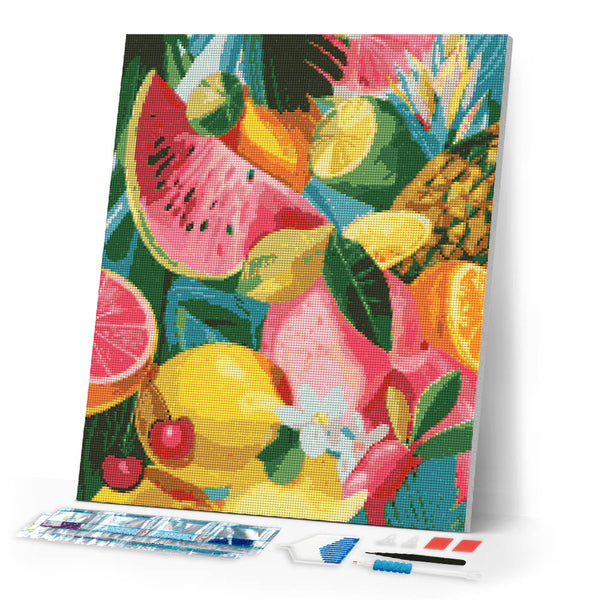 Diamond Painting - Tropical Fruit Mix