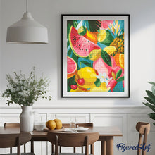 Load image into Gallery viewer, Diamond Painting - Tropical Fruit Mix