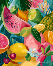 Load image into Gallery viewer, Diamond Painting - Tropical Fruit Mix