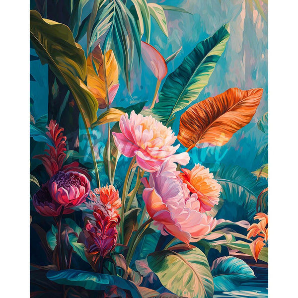 Diamond Painting - Jungle Blossoms