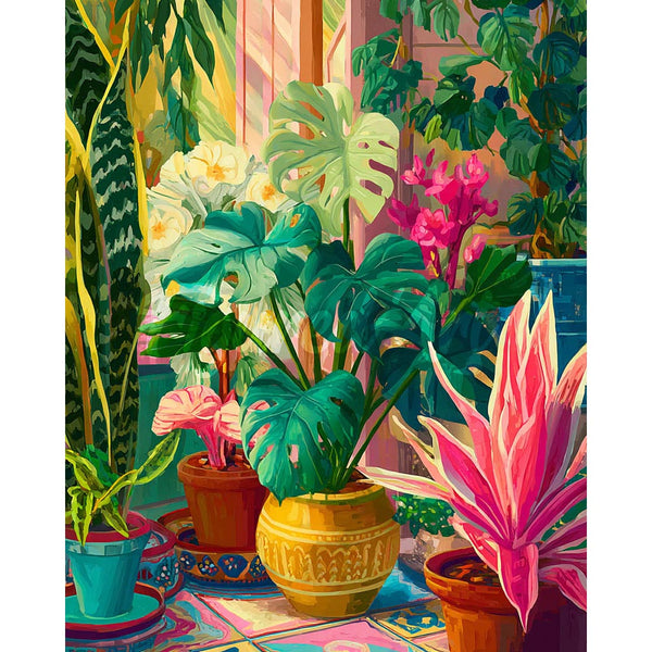 Diamond Painting - Indoor Tropical Garden