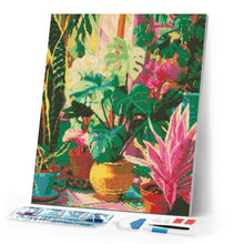 Load image into Gallery viewer, Diamond Painting - Indoor Tropical Garden