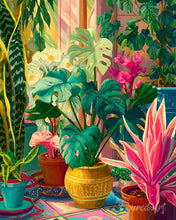 Load image into Gallery viewer, Diamond Painting - Indoor Tropical Garden