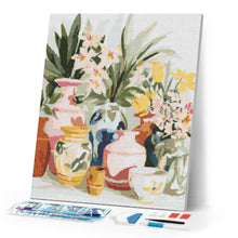 Load image into Gallery viewer, Diamond Painting - Pottery and Flowers