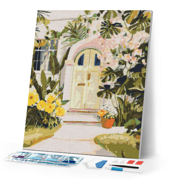 Diamond Painting - Doorway of Flowers
