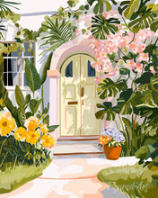 Load image into Gallery viewer, Diamond Painting - Doorway of Flowers