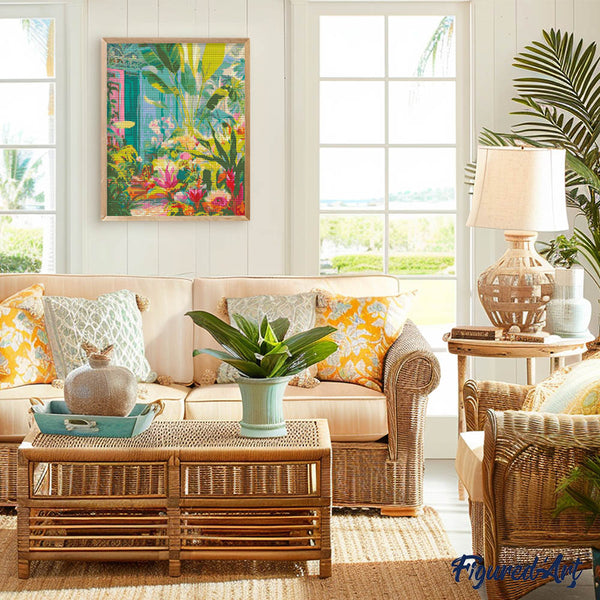 Diamond Painting - Tropical Doorway
