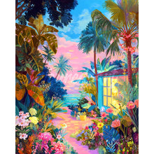 Load image into Gallery viewer, Diamond Painting - Tropical Backyard