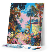 Load image into Gallery viewer, Diamond Painting - Tropical Backyard