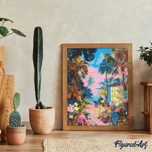 Load image into Gallery viewer, Diamond Painting - Tropical Backyard